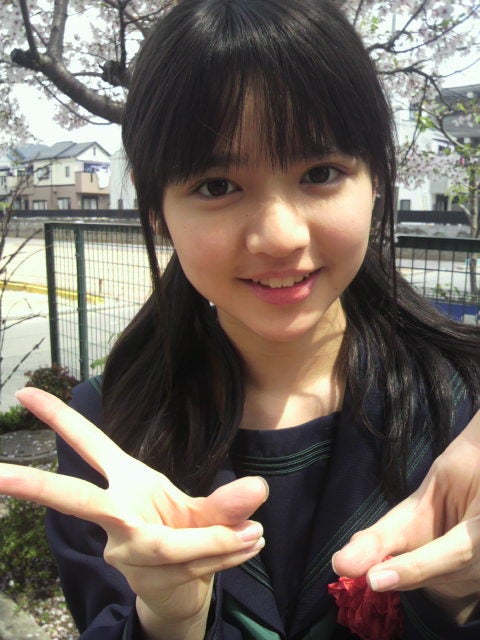 鎮西寿々歌 中学校入学式