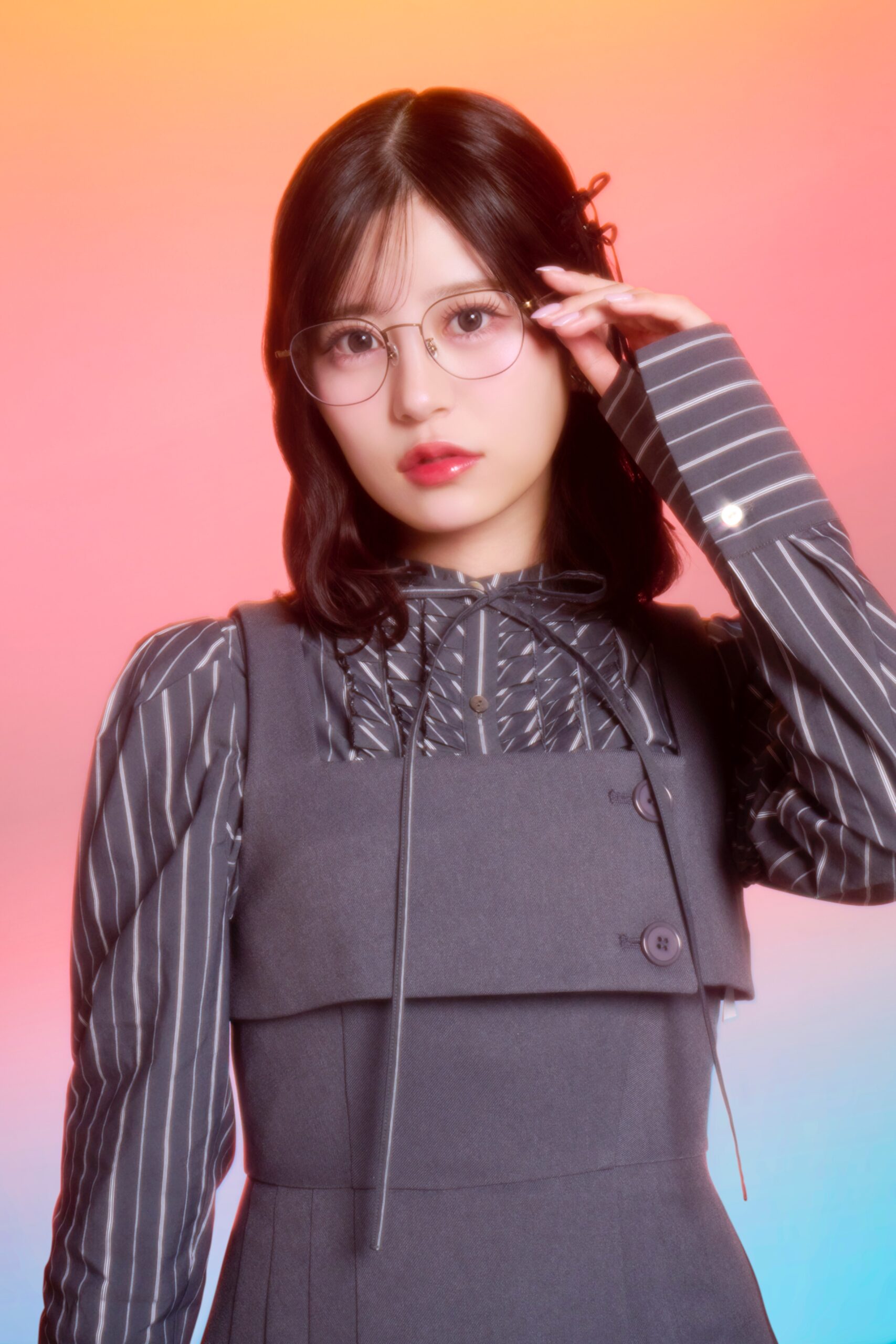 Zoff眼鏡をかける月足天音：AMANE's select