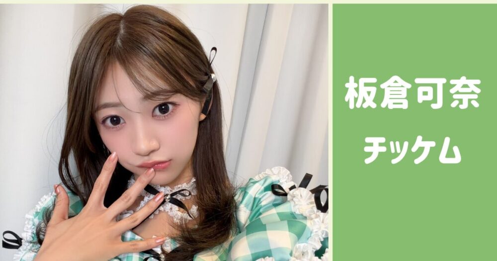 板倉可奈 チッケム