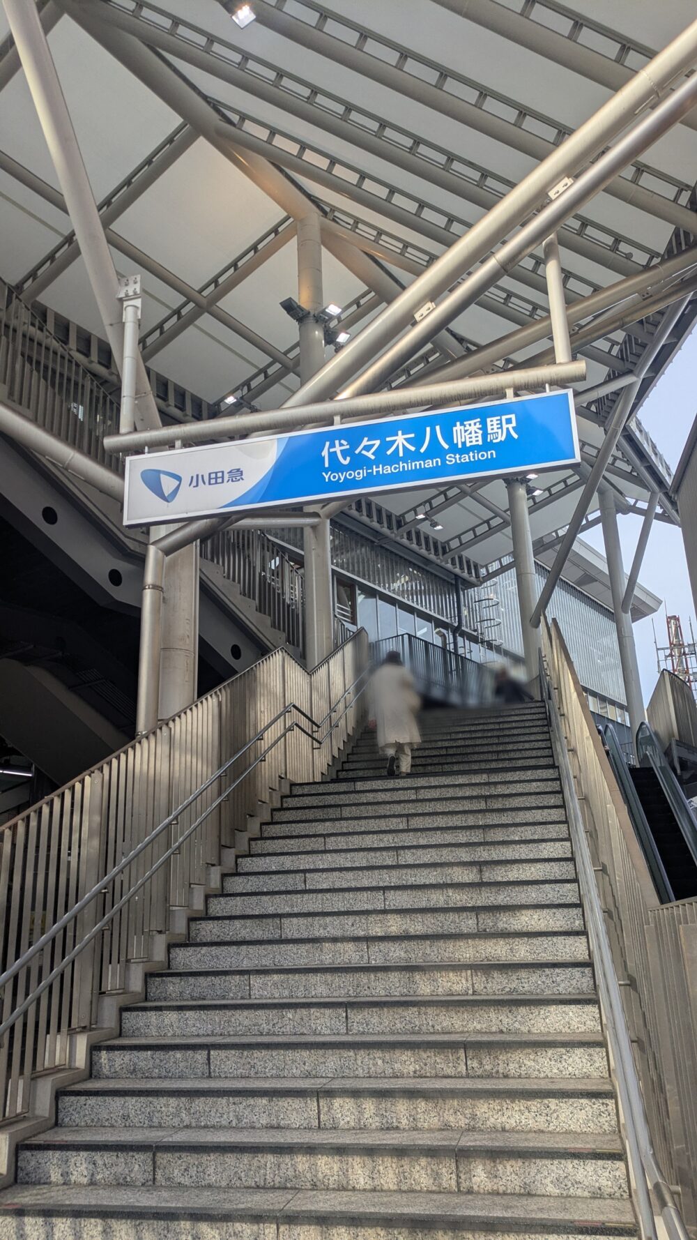 ⑦商店街を300ｍほど直進すると駅に到着