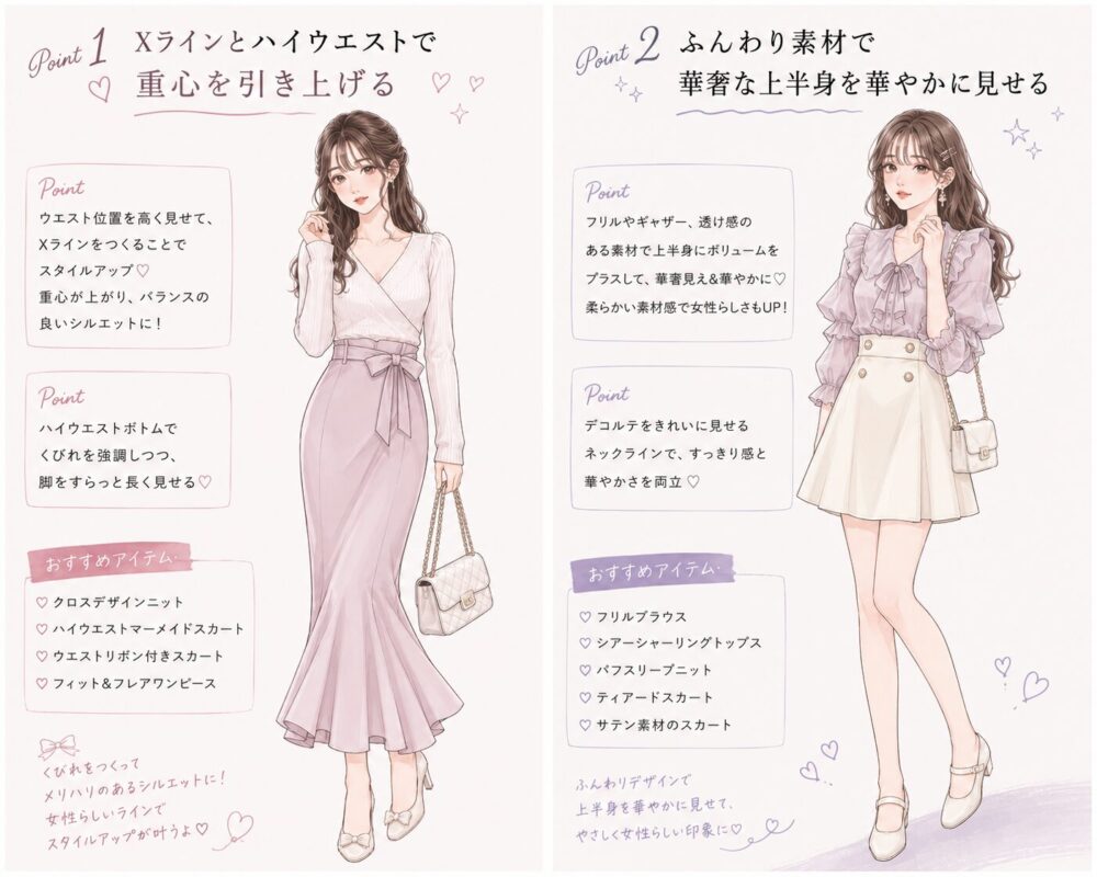 骨格ウェーブおすすめの服