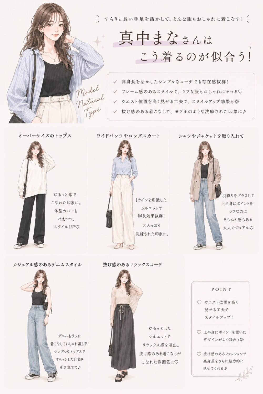 真中まな　似合う服
